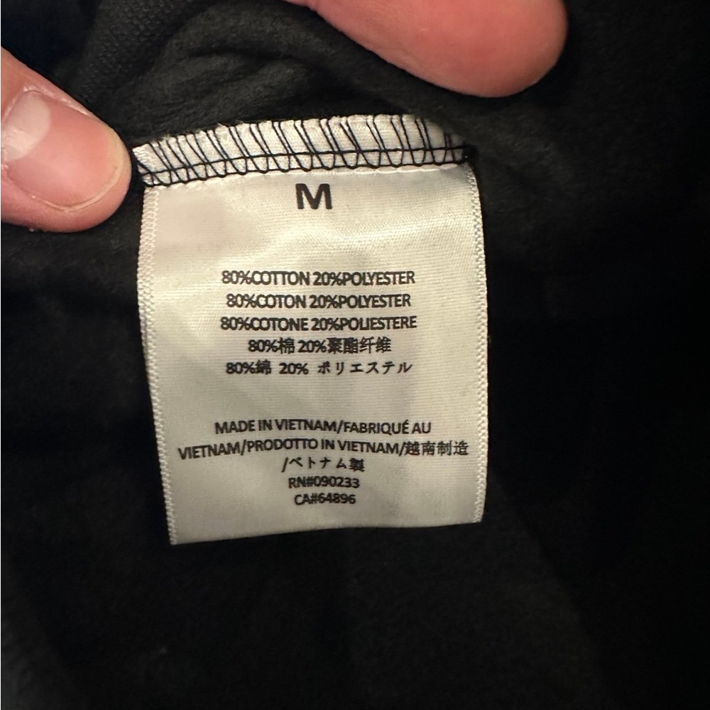 Fear of God ESSENTIALS Black Hoodie Sweatshirt - Picture 5 of 5